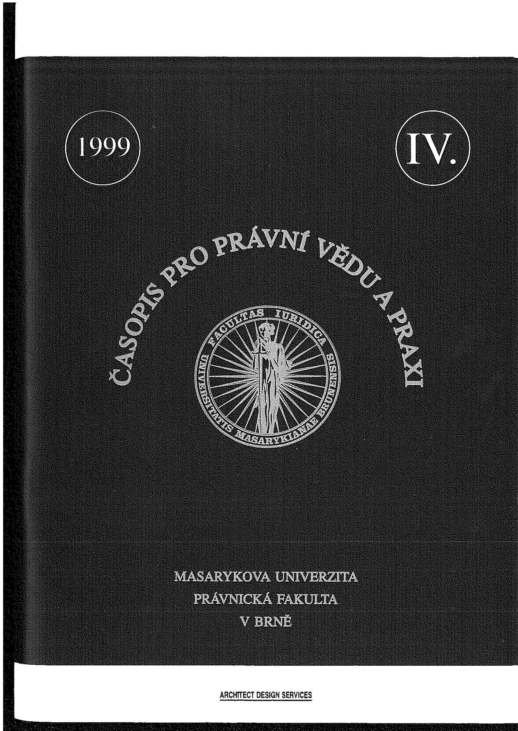 Freedom of speech and right to in­formation in the theory and practice of the constitutional law of the Slovak Republic Cover Image