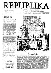 REPUBLIKA Godina XI (1999), Broj 224-225, 1-30. novembar