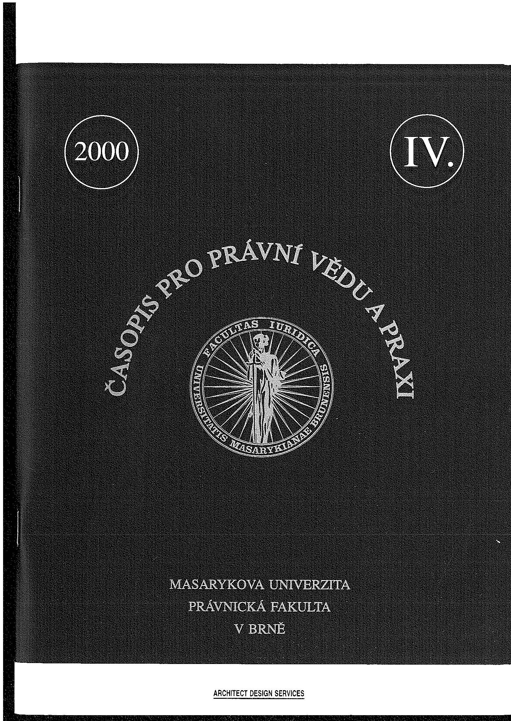 Incorporating Slovakia into the state of Czechoslovakia during 1918 and 1919 (an institutional perspective containing partial notes on literature) Cover Image