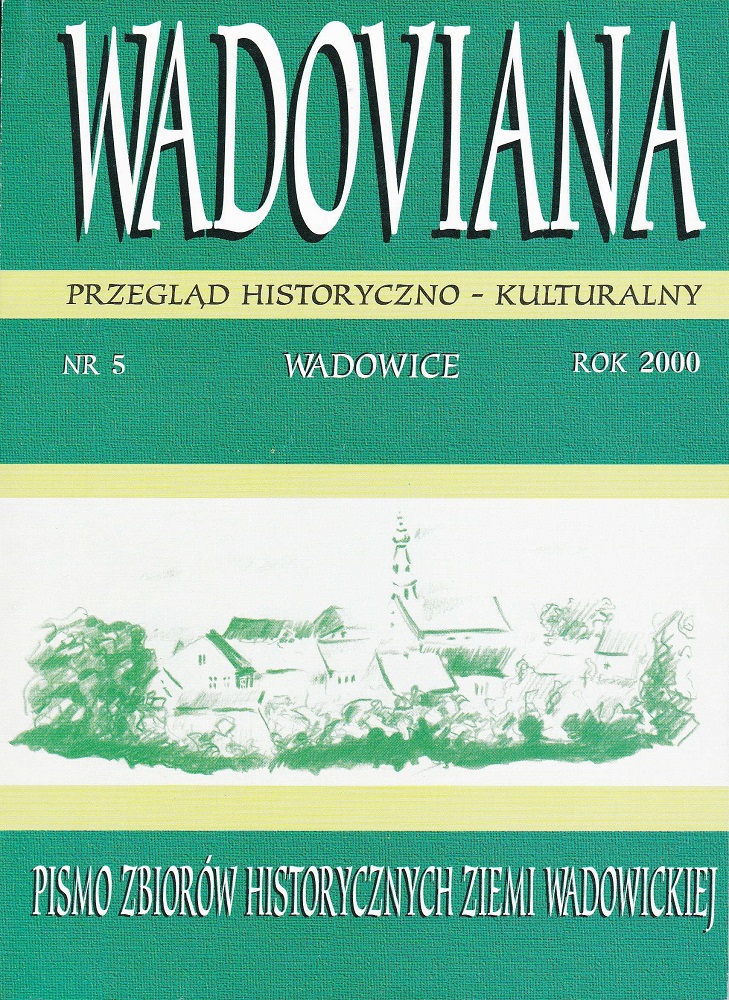 Glossa to the history of the railway in Wadowice Cover Image