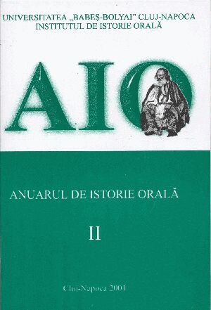 Oral History Institute (1999-2000) Cover Image