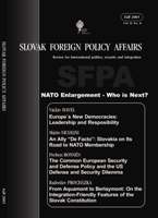An Ally "De Facto": Slovakia on Its Road to NATO Membership Cover Image