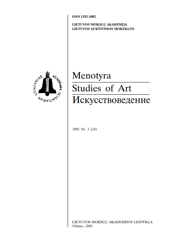 The literary output and musical publications of Viktoras Kažinskis Cover Image