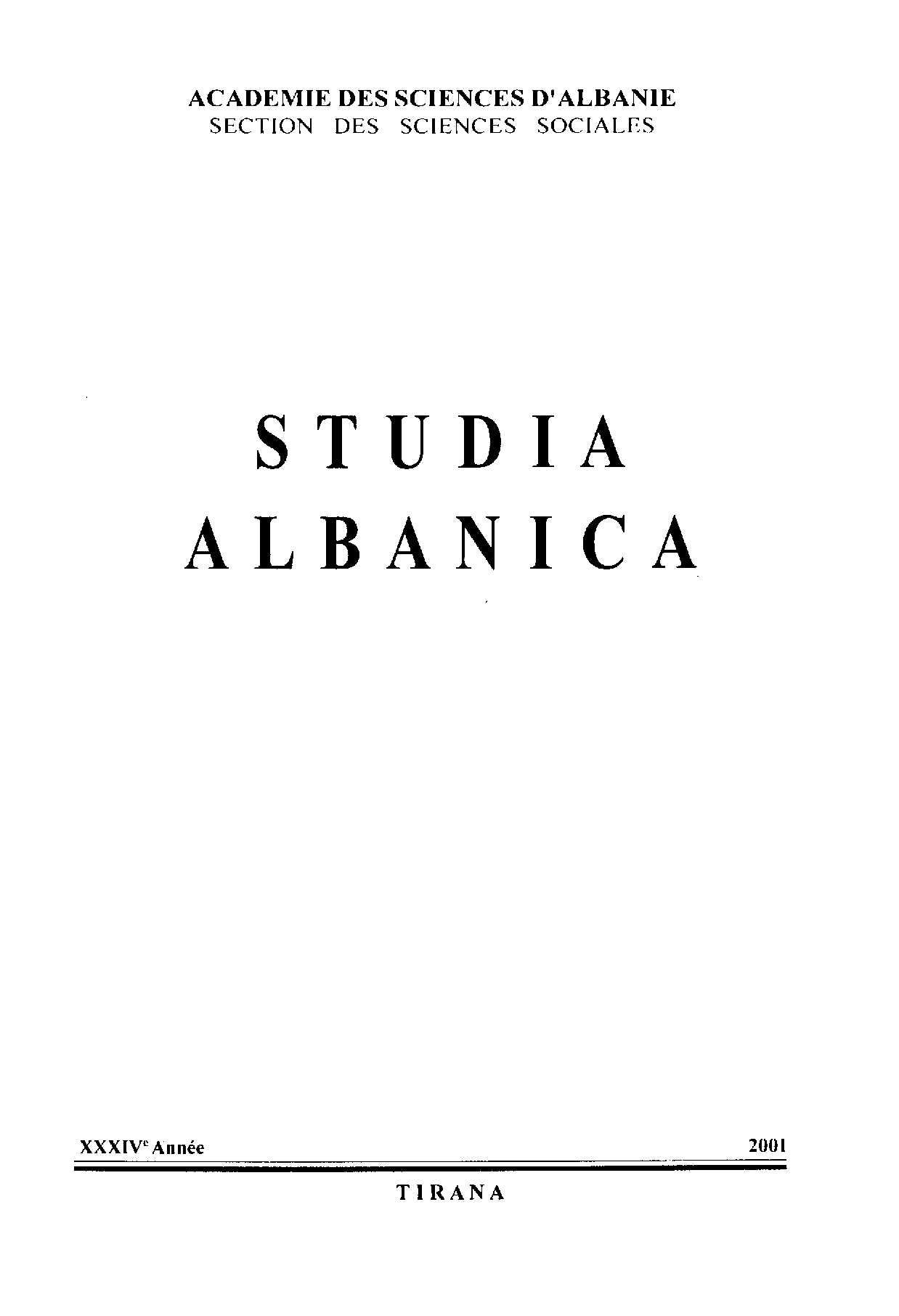 The Publication and Dissemination in Europe of the Work of Pashko Vasa "THe trugh about Albania and the Albanians" Cover Image