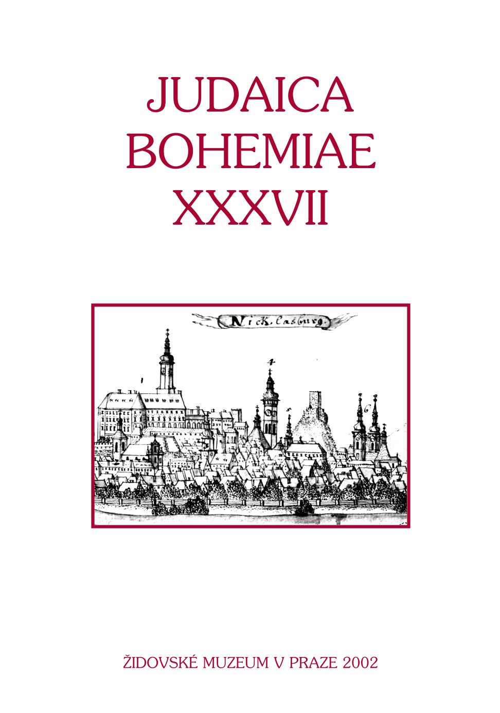 Die Juden im ersten böhmischen Kataster 1653-1655 Cover Image