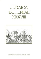 Prague Jews and Judah Hasid. A Study on the Social, Political and Religous History of the Late Seventeenth and Early Eighteenth Centuries /Part One/ Cover Image