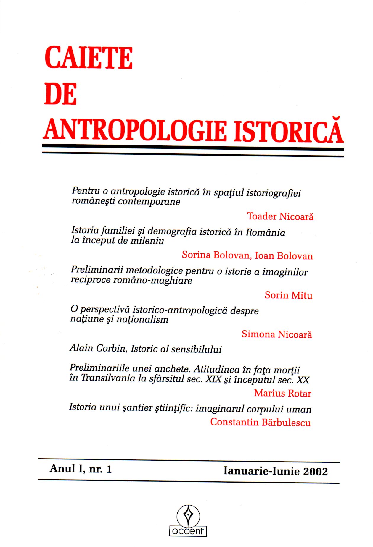 Istoria familiei şi demografia istorică în România la început de mileniu