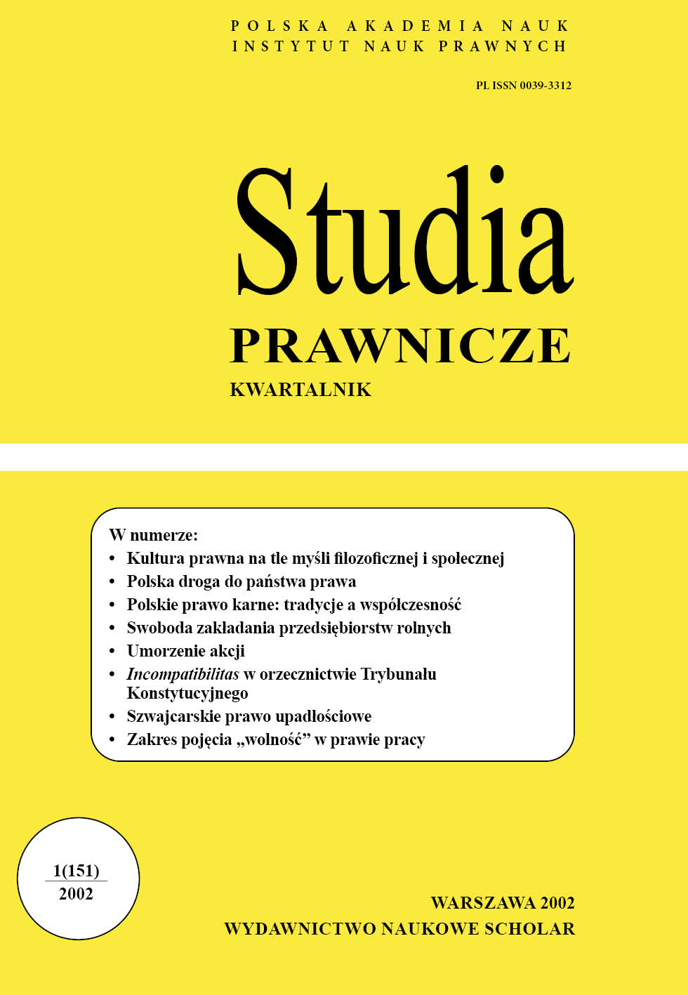 Poland's Road to the Rule of Law. Reflections on legal culture Cover Image