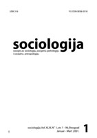 Announcement of the Sociological Association of Serbia and Montenegro Cover Image