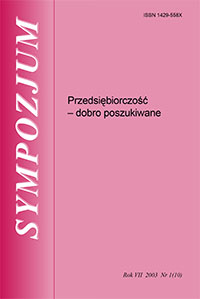 Church in the service of entrepreneurship (panel discussion) Cover Image