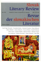 Wandlungen der slowakischen Literatur in den letzten Jahrzehnten Cover Image