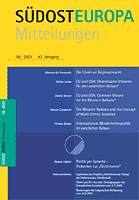 Results of the Project of the Southeast Europe Association: “Interethnic Co-existence and Dialogue in the Western Balkans”  
 Cover Image