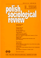 The Polish Systemic Residue or the Question of the Role of the Countryside and the Peasantry in the Process of Systemie Transformation Cover Image