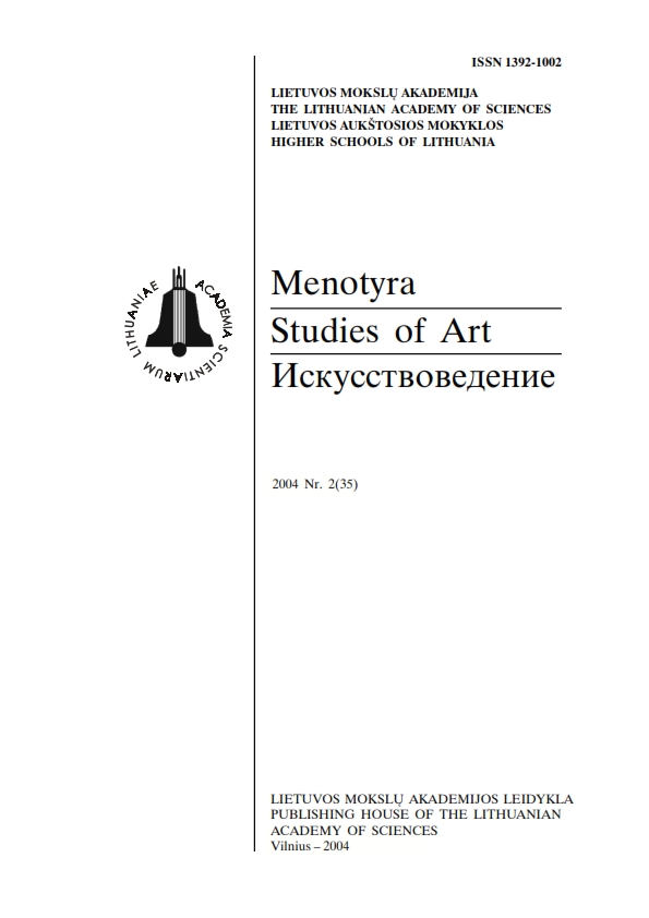 Knygos recenzija. Mindaugas Paknys. Mecenatystės reiškinys XVII a. LDK Bažnytinės architektūros užsakymai. Vilnius: Vilniaus dailės akademijos leidykla, 2003. 359 p. 16 il.