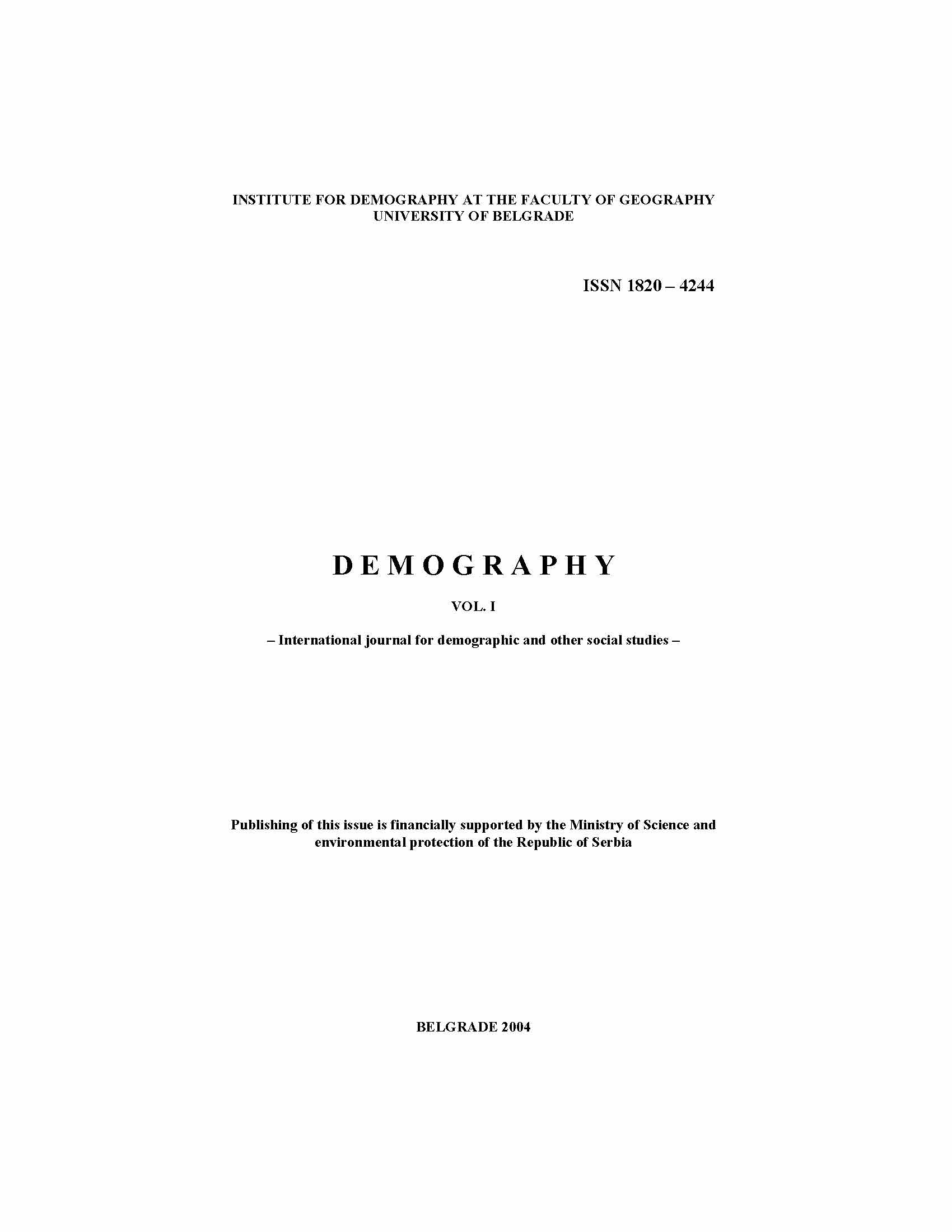 Religion as the Factor of Dуnamic Prosesses for the Population and it’s Ethnic and Cultural and Civiliyation Marks Cover Image