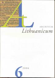 Loss of the grapheme <f> in prints of Lithuanian Cover Image