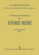 State building through the Control over Debts. Legal Guarantees and contractual Relationships in Wallachia during the 15th - 17th centuries. II.  Cover Image