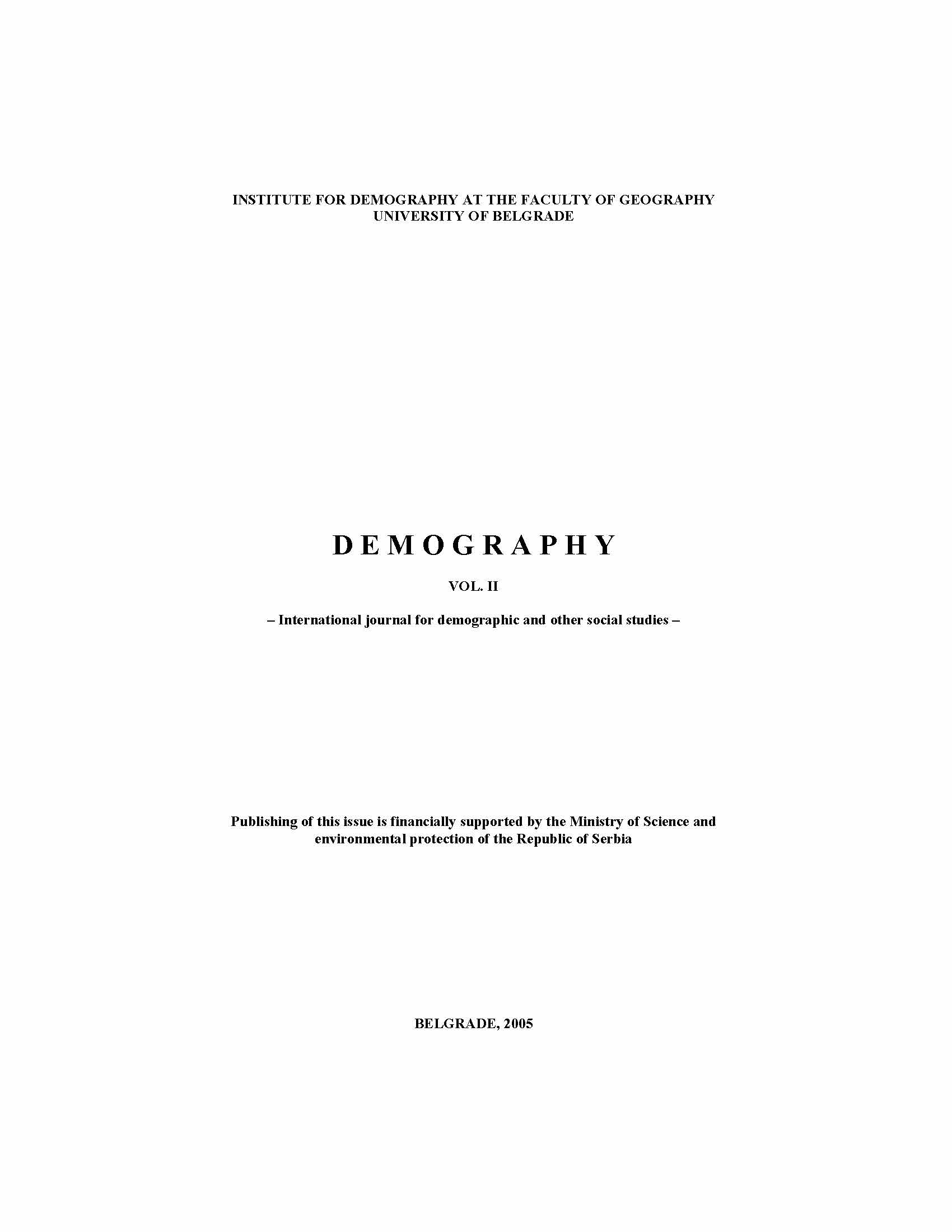 Changes in Distribution of the World Population Caused by Genocide and Ethnic Cleansings Cover Image