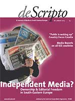 A Question of Transparency - Public Broadcasting in Transition -  Editorial Independence in Romanian and Slovenian Public Channels Cover Image