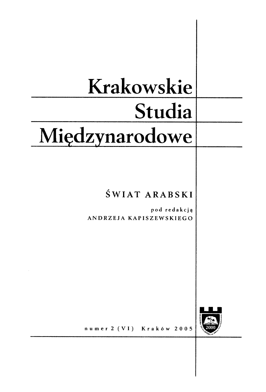 U źródeł niepodległej państwowości algierskiej