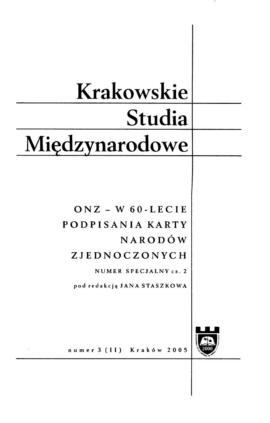 Rosja - ONZ: główne kierunki współpracy