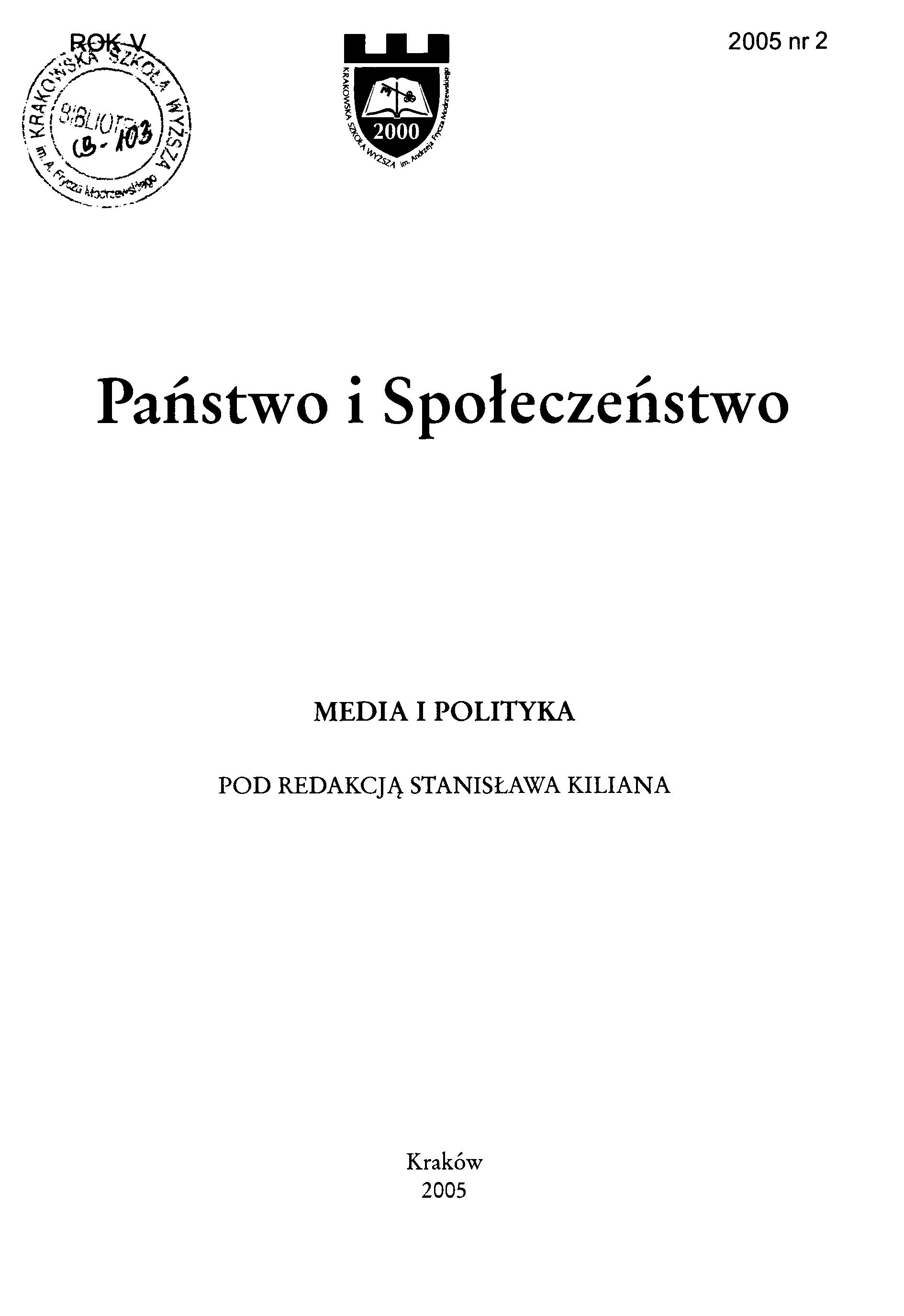 Państwo a gospodarka w koncepcjach programowych głównych ugrupowań politycznych III RP