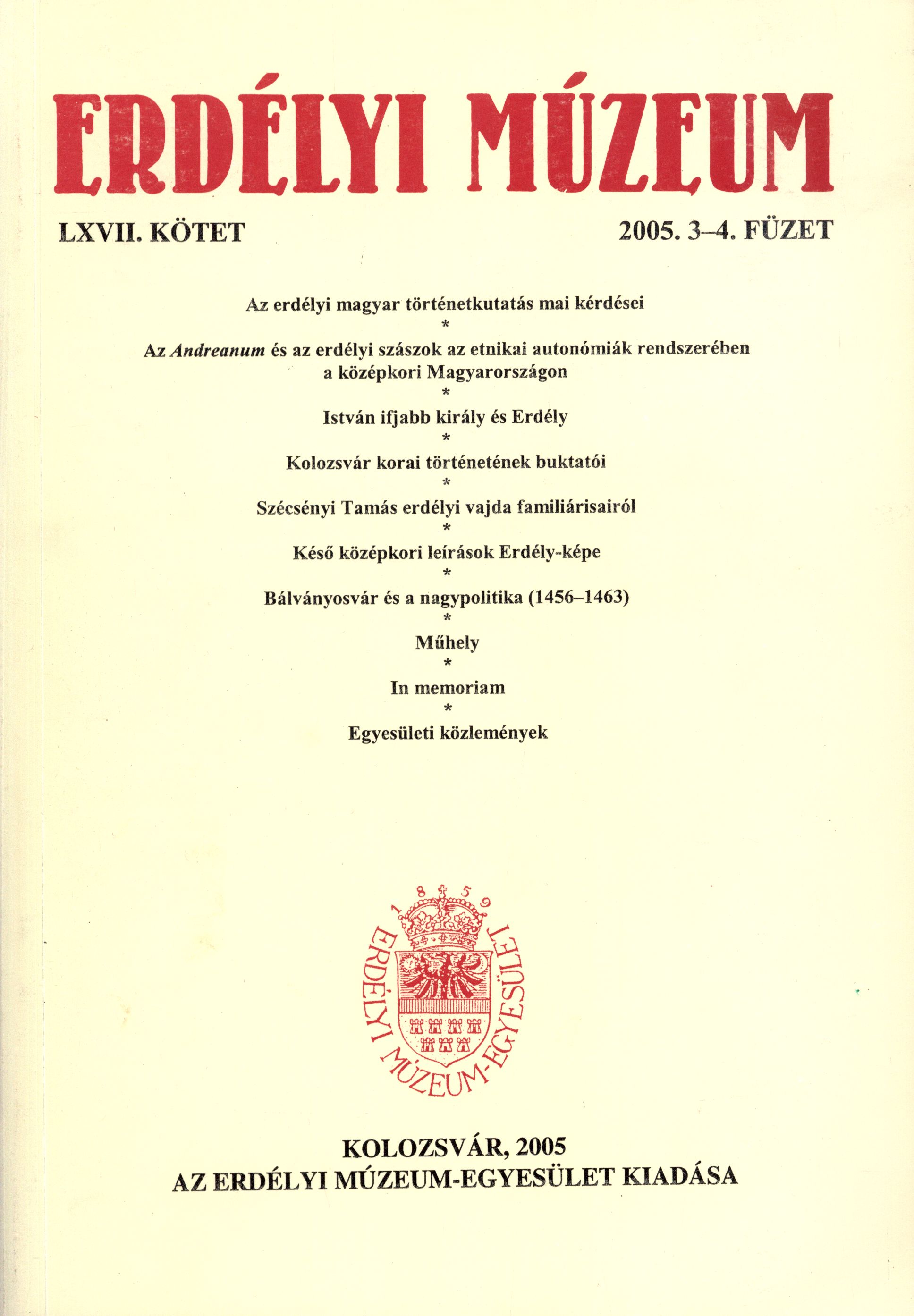 Remembering Zoltán Gombocz Cover Image