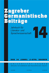 Tagung österreichischer und kroatischer Germanisten (Opatija, September 2005) Cover Image