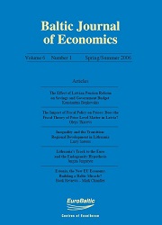 Book Review “Estonia, the New EU Economy. Building a Baltic Miracle?” Cover Image