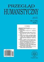About "Przegląd humanistyczny" Cover Image