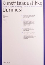 A Glimpse of the Ideas of Scottish Enlightenment Architecture, Their Reception at the Tsar's Court and in the Baltic German Cultural Area Cover Image