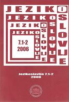 A preliminary semantic analysis of the Croatian preposition u and its Slavic equivalents