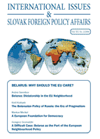 The European Union and the Support of Democratic Changes in Belarus – Acts or Words?  Cover Image
