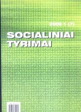 Social Exclusion: Value Judgement of Panevėžys Businessman Model Cover Image