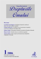 The Restitution of the Goods Illegaly Confiscated by the Totalitarian Communist State - Romania's Experience and the Requirements of the ECHR Cover Image