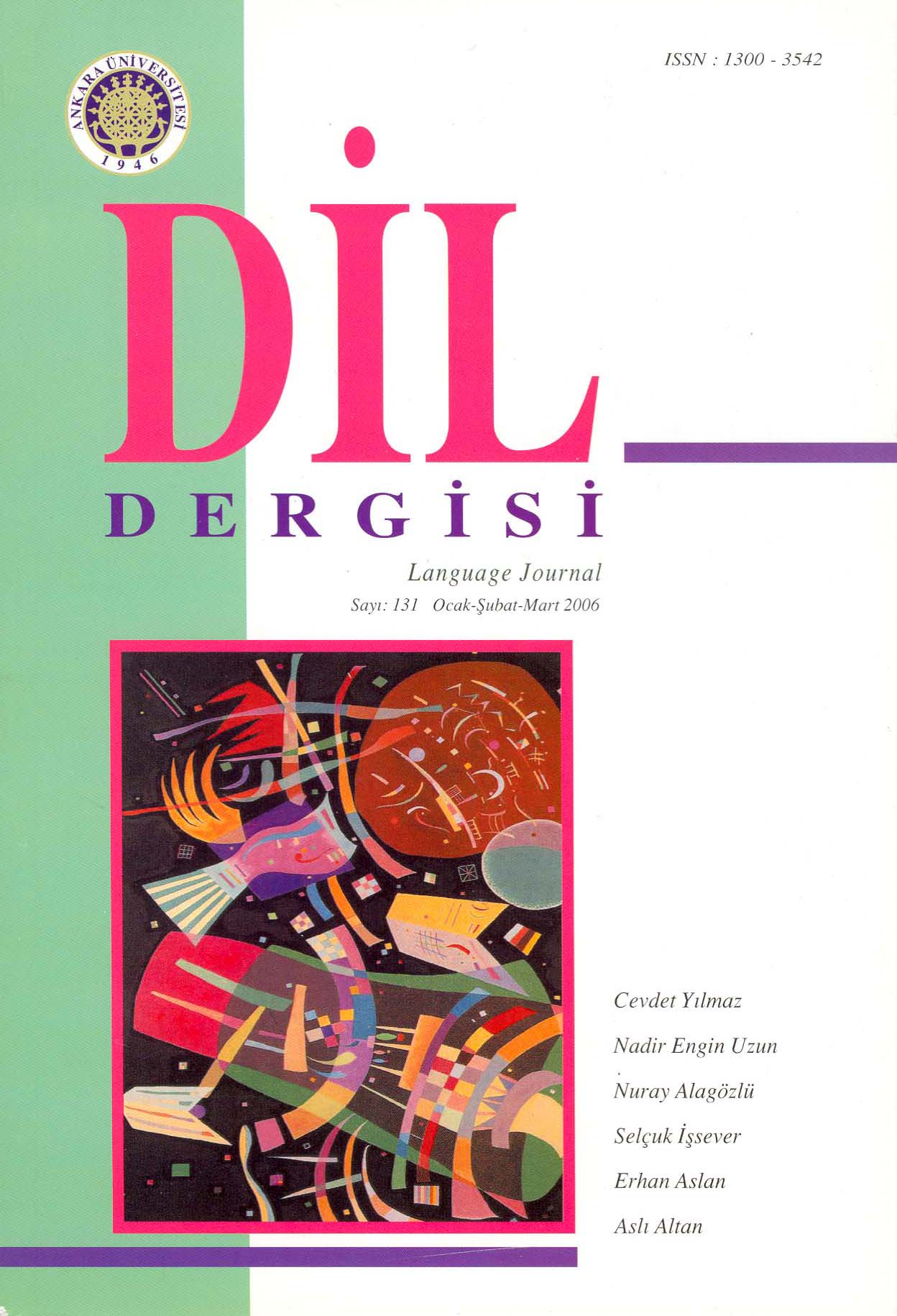 A Classification Test on the Types of Questions for the Teaching of Turkish Cover Image