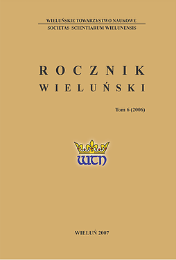 Memories of priest Józef Pruchnicki on pastoral work in the Wieluń poviat during the Nazi occupation Cover Image