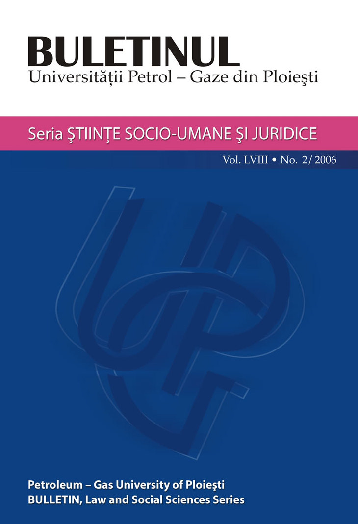 Romania in the European Union after 2007: Its Role, Responsibility and Advantages