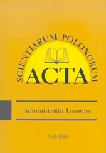 Procesy przemieszacznia się ludności w gminach wiejskich i miejsko-wiejskich województwa 
dolnośląskiego w latach 1988, 1996, 2002