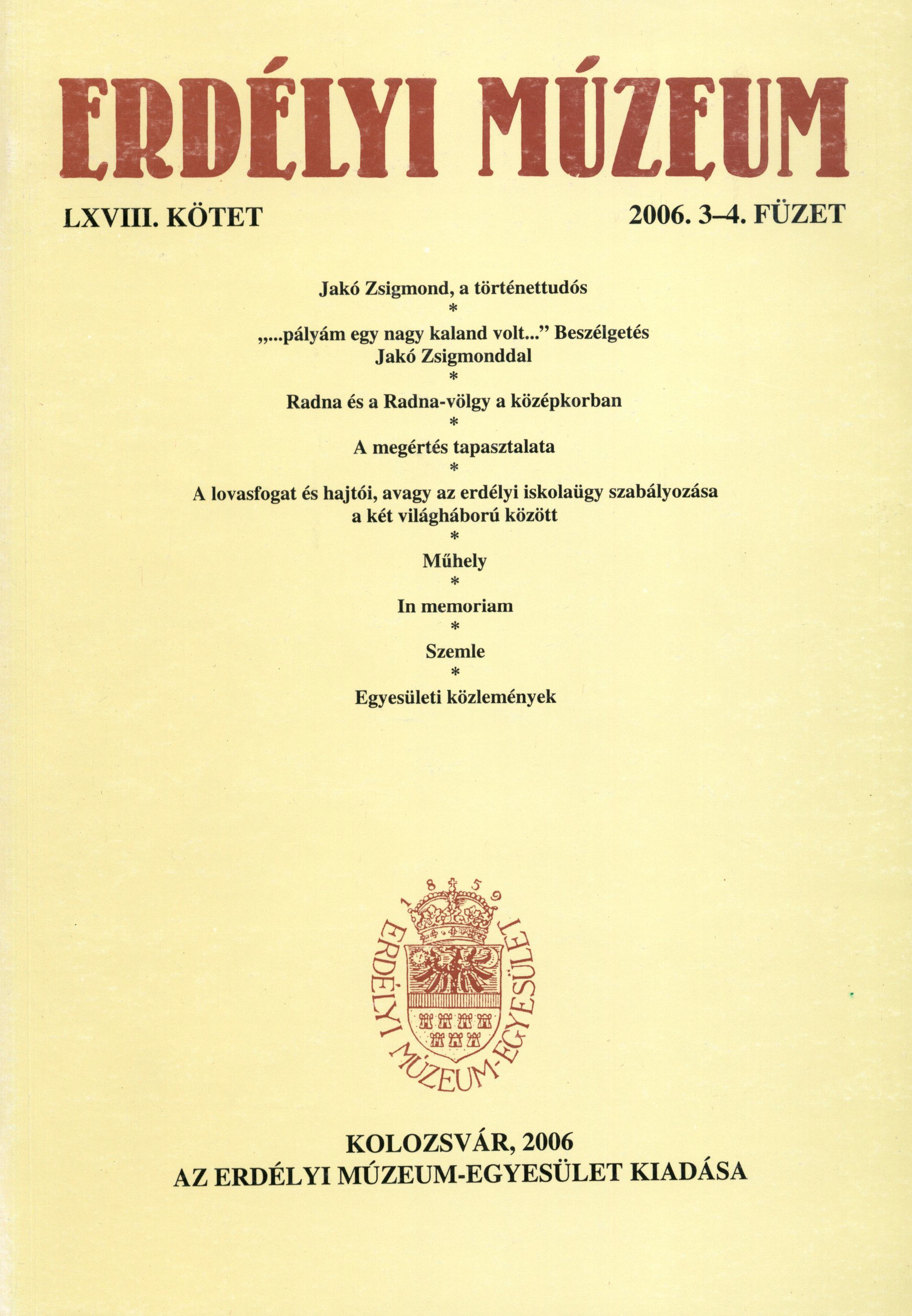 Radna és a Radna-völgy a középkorban (1241–1469/1475). Birtok- és településtörténet