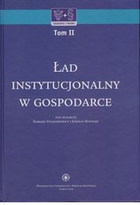 INSTITUTIONAL CONDITIONING OF THE DEVELOPMENT OF CAPITAL MARKET IN POLAND Cover Image
