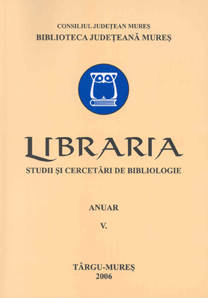 Activitatea desfăşurată de Biblioteca Judeţeană Mureş în anul 2006