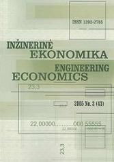 The Interaction of Internal Determinants and Decisions on Capital Structure at the Baltic Listed Companies Cover Image