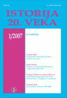 The Quest for the Invented Reality: Yugoslav Identity in the journal „The Yugoslav“ 1931–1932 Cover Image