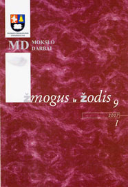 Usage of the Semi-colon and the Dash in the Texts of L Simonaitytė and J. Ivanauskaitė Cover Image