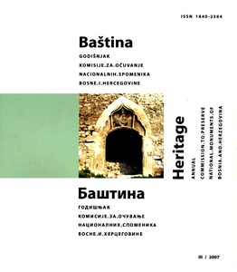A COMPARATIVE ANALYSIS OF THE HISTORIC AREA OF JAJCE Cover Image