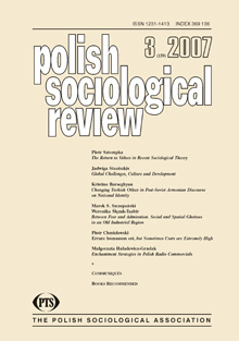 The Return to Values in Recent Sociological Theory Cover Image
