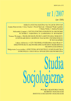 Comments on the role of sociology in the 21st century Cover Image