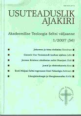 Jumal ja elektrokeemia: sissejuhatus neuroteoloogiasse