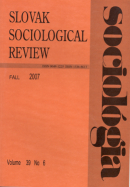 Gajdoš, Peter - Pašiak, Ján: Regional Development of Slovakia from the Perspective of Spatial Sociology Cover Image